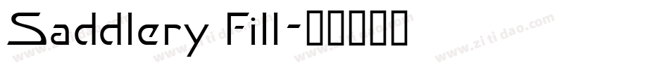 Saddlery Fill字体转换